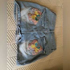 CUTE MINI JEAN SKIRT